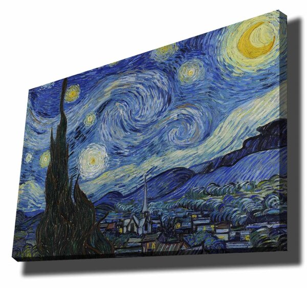 Πίνακας καμβά VANGOGH074 Πολύχρωμο 70x100 cm