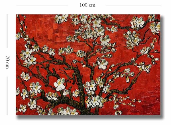 Πίνακας καμβά VANGOGH075 Πολύχρωμο 70x100 cm