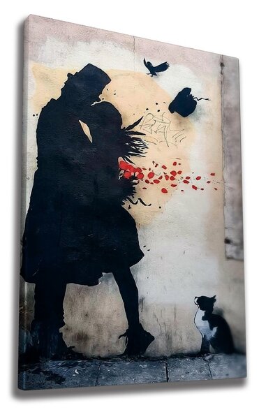 Πίνακας καμβά WY04 Πολύχρωμο 50x70x0.2 cm