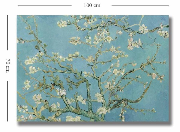 Πίνακας καμβά VANGOGH050 Πολύχρωμο 70x100 cm