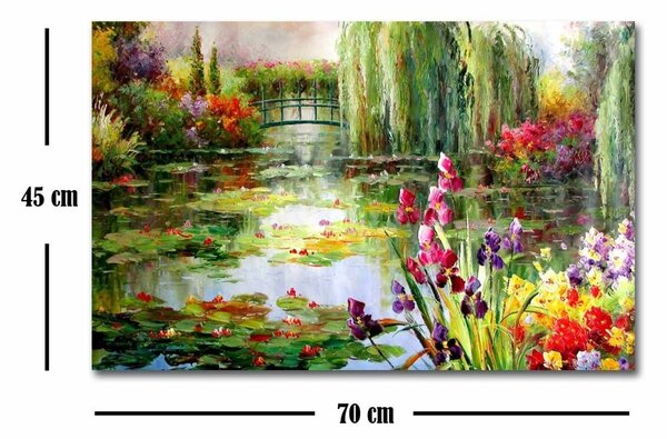 Πίνακας καμβά FAMOUSART-116 Πολύχρωμο 45x70 cm