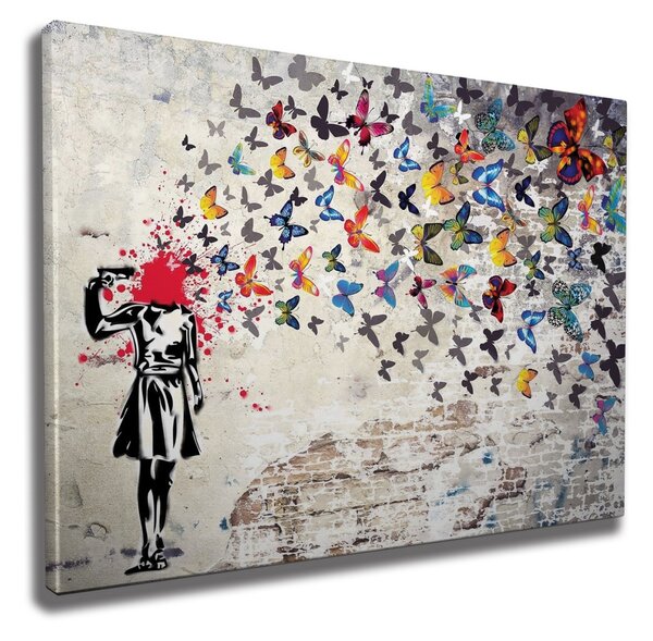 Πίνακας καμβά WY51 Πολύχρωμο 70x100 cm