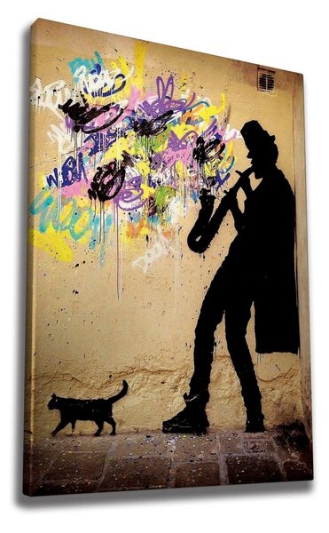 Πίνακας καμβά WY40 Πολύχρωμο 50x70x0.2 cm