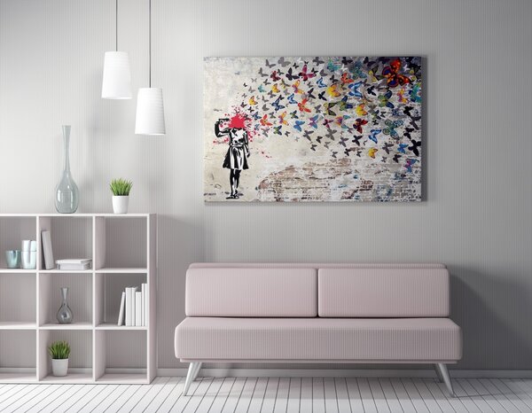 Πίνακας καμβά WY51 Πολύχρωμο 50x70x0.2 cm