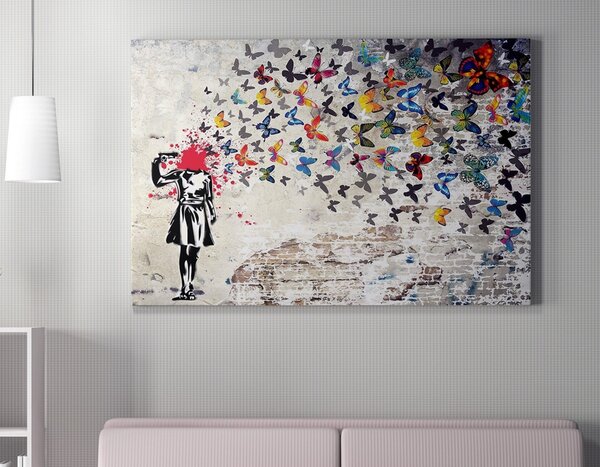 Πίνακας καμβά WY51 Πολύχρωμο 50x70x0.2 cm