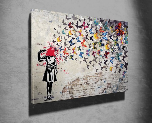Πίνακας καμβά WY51 Πολύχρωμο 50x70x0.2 cm