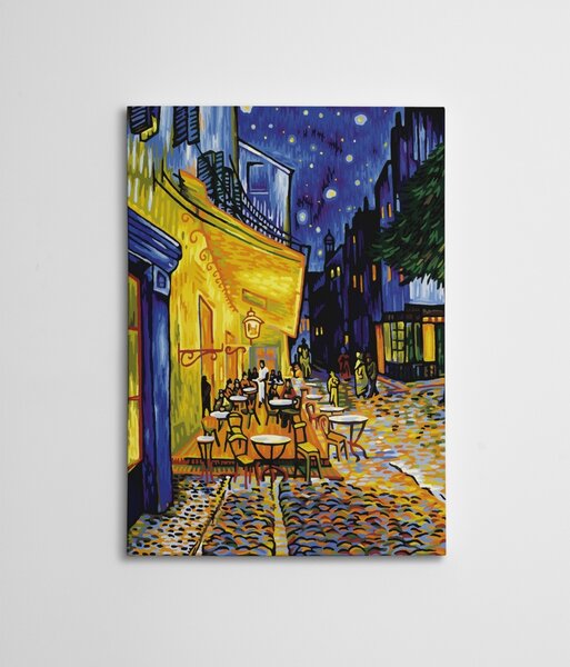 Πίνακας καμβά WY73 Πολύχρωμο 70x100 cm