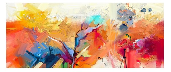 Πίνακας καμβά YTY1040210842 Πολύχρωμο 50x120 cm