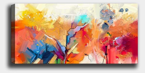 Πίνακας καμβά YTY1040210842 Πολύχρωμο 50x120 cm