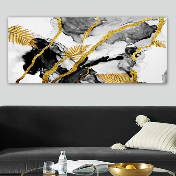 Πίνακας καμβά YTY1281007012 Πολύχρωμο 50x120 cm
