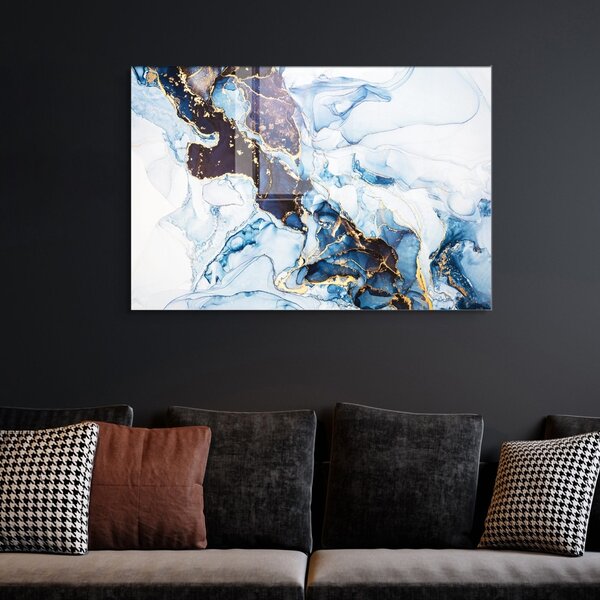 Πίνακας din γυαλί temperata UV-032 Πολύχρωμος 70x100 cm