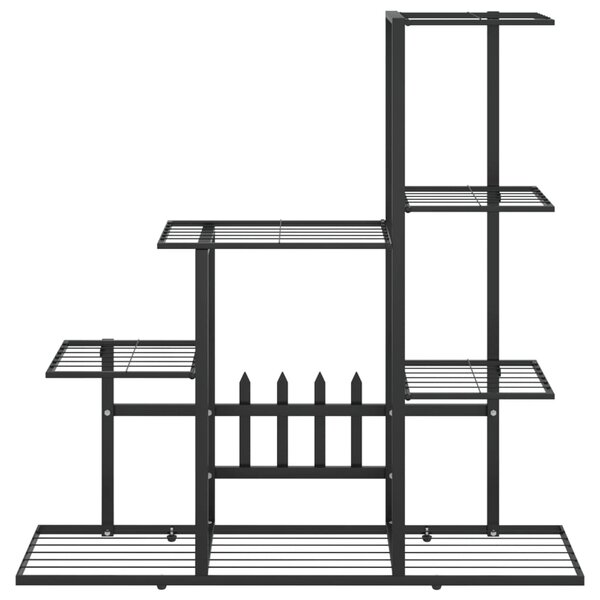 VidaXL Ανθοστήλη Μαύρη 94,5 x 25 x 88 εκ. Μεταλλική