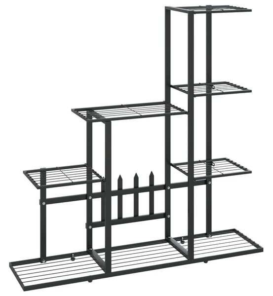 VidaXL Ανθοστήλη Μαύρη 94,5 x 25 x 88 εκ. Μεταλλική