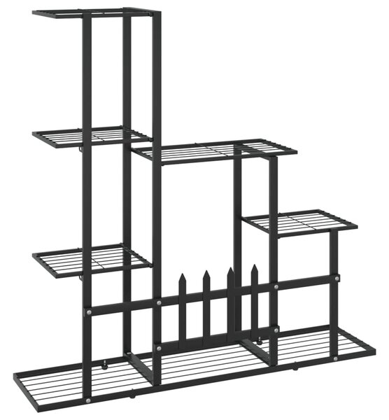 VidaXL Ανθοστήλη Μαύρη 94,5 x 25 x 88 εκ. Μεταλλική