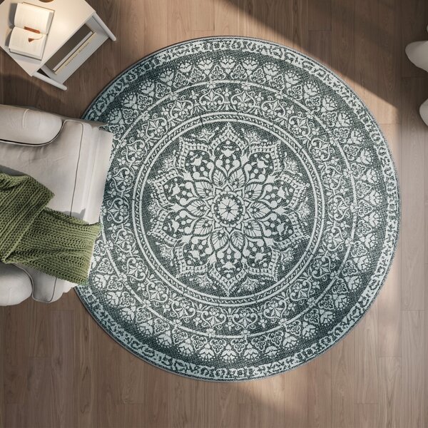 Στρογγυλό Χαλί Songmics Γκρι deschis 160x160 cm
