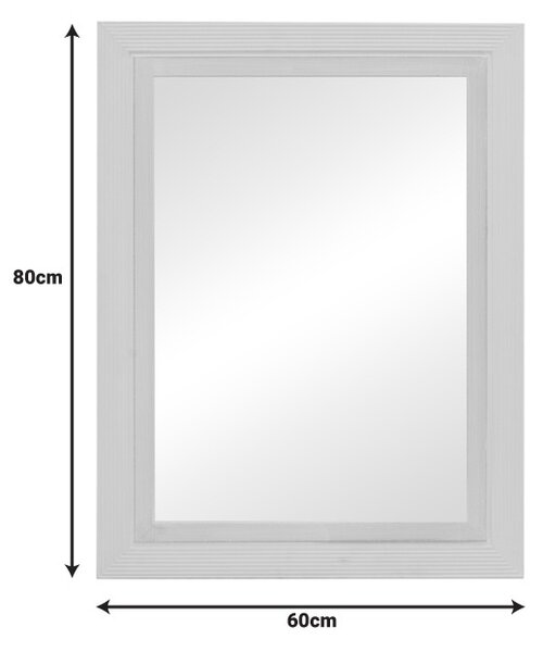 Καθρέφτης Joliene Pako World Λευκό 60x80x2.1 cm