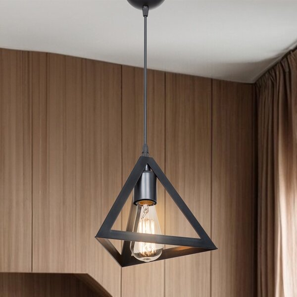 Φωτιστικό οροφής Lesly Pako World Μαύρο 24x24x22 cm