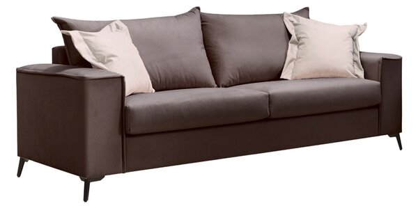Σετ 2 διθέσιοι καναπέδες Verona x2 Pako World Σκούρο Γκρι 225x93x100 cm