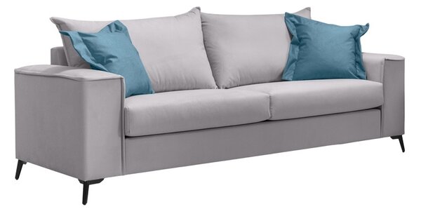 Σετ 2 διθέσιοι καναπέδες Verona x2 Pako World Ανοιχτό Γκρι 225x93x100 cm