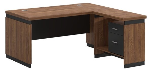 Αναστρέψιμο γραφείο Oscar Pako World Καρυδί 160x80x76 cm