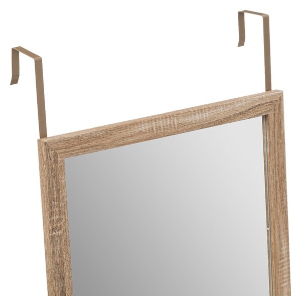 Καθρέφτης με γάντζους για πόρτα PWD-0111 Pako World Natural 34x1.7x94 cm
