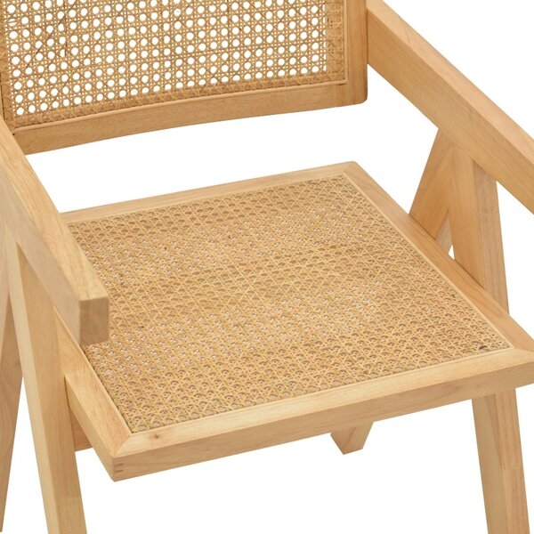 Πολυθρόνα Kalen Boho Pako World Φυσικό 52x59x79 cm