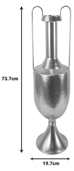 Βάζο Dion Pako World Χρυσό 19.7x19.1x73.7 cm
