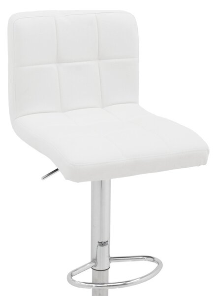 Σκαμπό μπαρ Remina Pako World Λευκό 44x44x112 cm