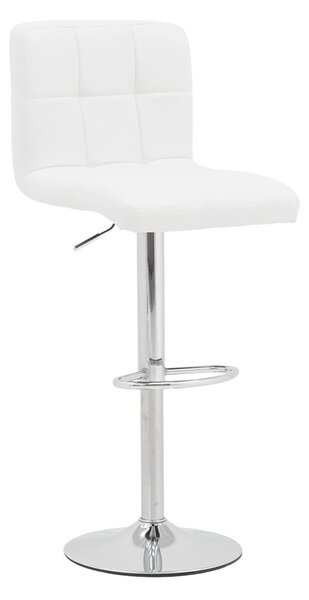 Σκαμπό μπαρ Remina Pako World Λευκό 44x44x112 cm