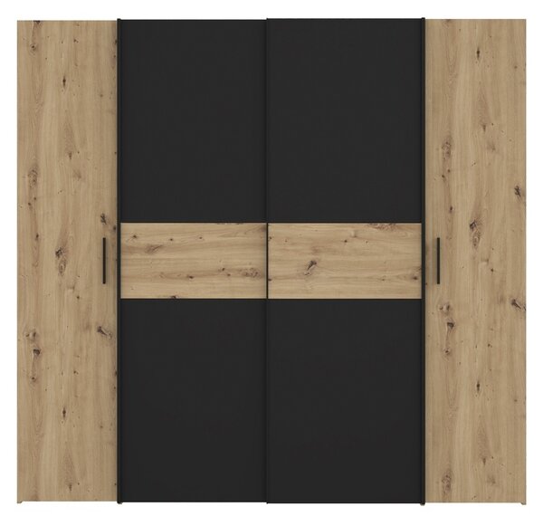 Ντουλάπα dormitor Bekerk Pako World Σκούρο Καφέ 200x61.5x190.5 cm