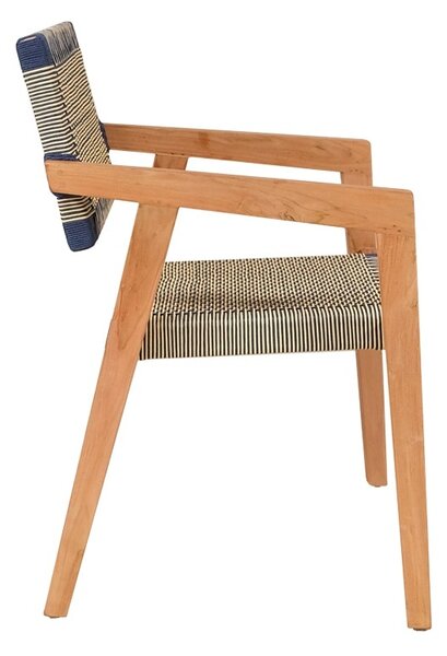 Πολυθρόνα Κήπου Salama Boho Pako World Φυσικό 57x60x85 cm