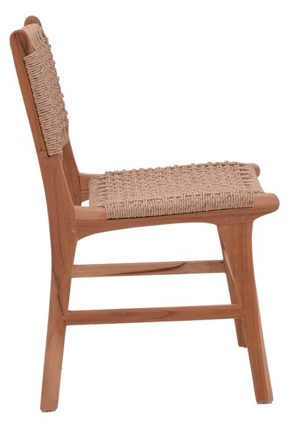 Καρέκλα κήπου Sponze Boho Pako World Natural 50x58x85 cm