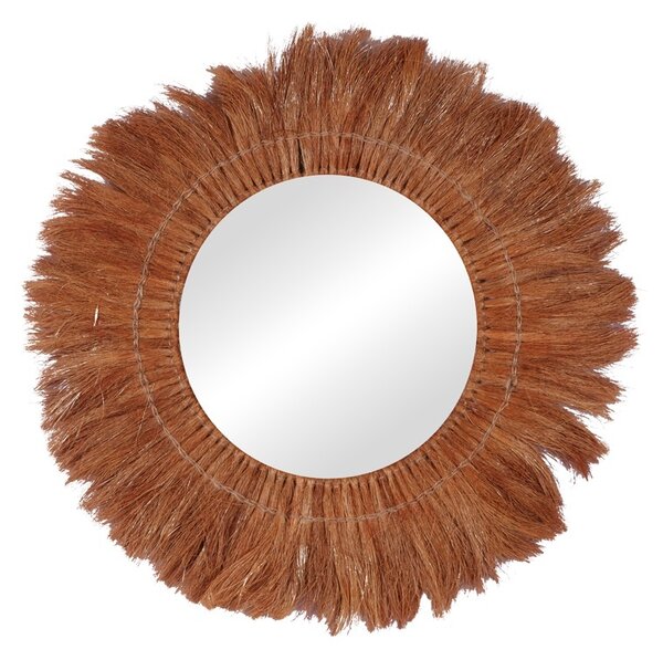 Καθρέφτης Seire Boho Pako World Natural 50x50x8 cm