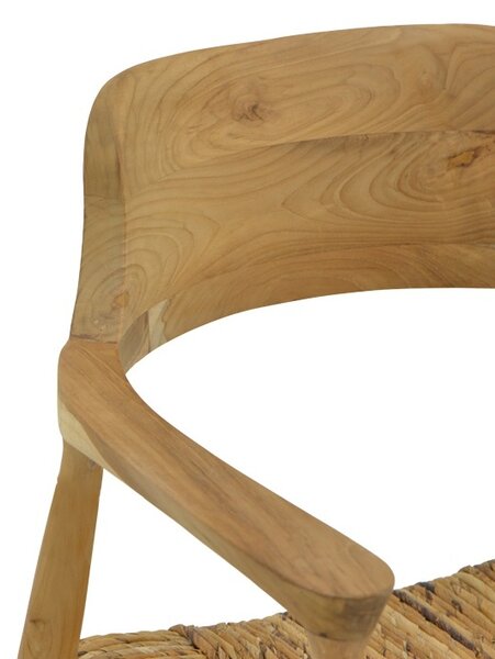 Πολυθρόνα Armchair Boho Pako World Φυσικό 57x54x79 cm