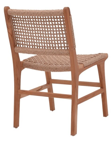 Καρέκλα κήπου Sponze Boho Pako World Natural 50x58x85 cm