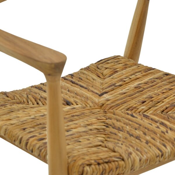 Πολυθρόνα Armchair Boho Pako World Φυσικό 57x54x79 cm
