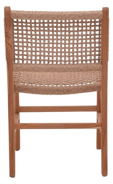 Καρέκλα κήπου Sponze Boho Pako World Natural 50x58x85 cm