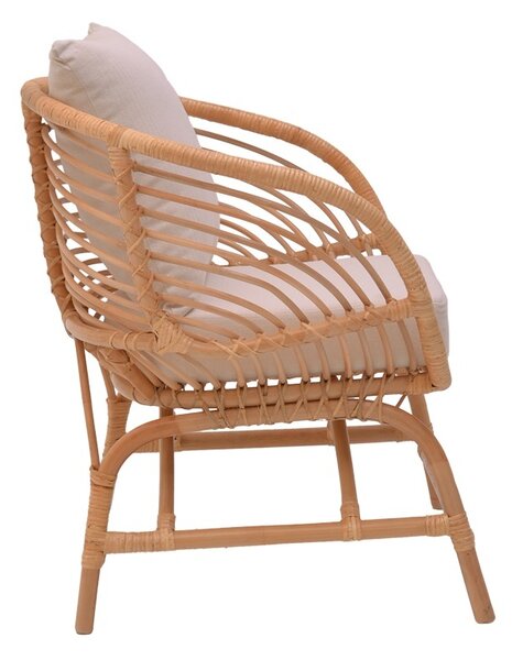 Πολυθρόνα Κήπου Caxen Boho Pako World Φυσικό 72x63x75 cm