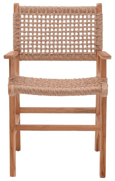Πολυθρόνα Sponze Boho Pako World Φυσικό 54x60x86 cm