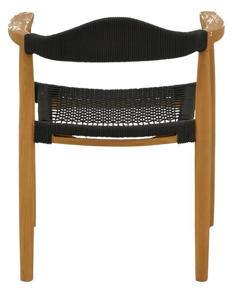 Πολυθρόνα Κήπου Ganny Boho Pako World Μαύρο 59x56x71 cm