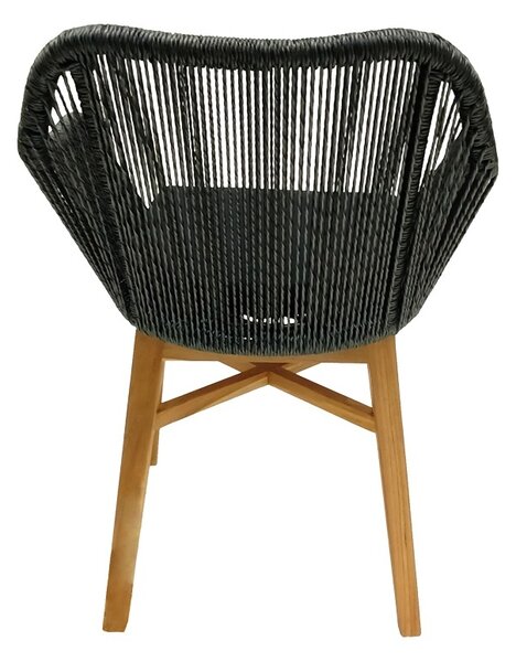 Πολυθρόνα Kalie Boho Pako World Φυσικό 60x61x80 cm
