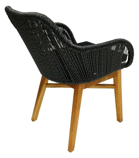 Πολυθρόνα Kalie Boho Pako World Φυσικό 60x61x80 cm