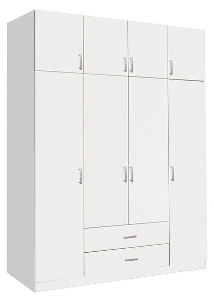 Ντουλάπα dormitor Royal Pako World Λευκό 200x58x230 cm