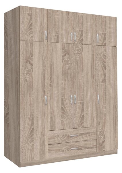 Ντουλάπα dormitor Royal Pako World Sonoma 200x58x230 cm