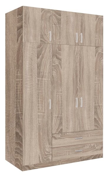 Ντουλάπα dormitor Royal Pako World Sonoma 150x58x230 cm