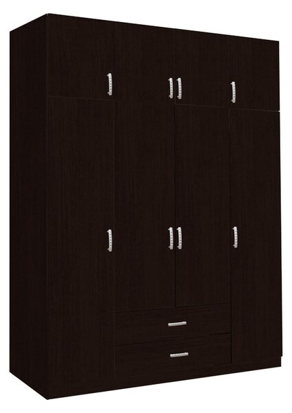 Ντουλάπα dormitor Royal Pako World Σκούρο Καφέ 200x58x230 cm
