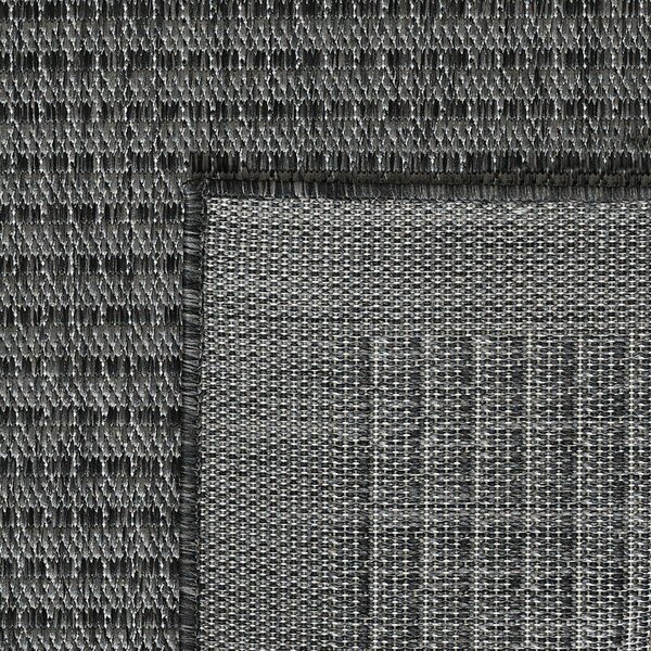 Στρογγυλό Χαλί Giza Μαύρο 120x120 cm