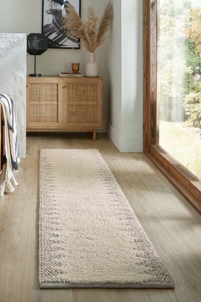 Χαλί Διαδρόμου Minerals Border Μαύρο 60X230 cm, Flair Rugs