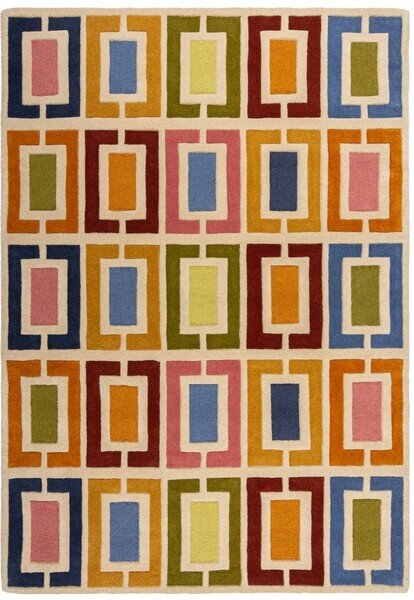 Χαλί Illusion Retro Blocks Πολύχρωμο 120X170 cm, Flair Rugs