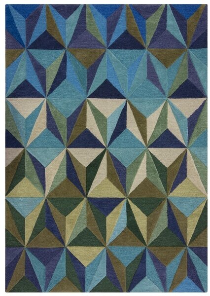 Χαλί Illusion Reverie Μπλε 120X170 cm, Flair Rugs